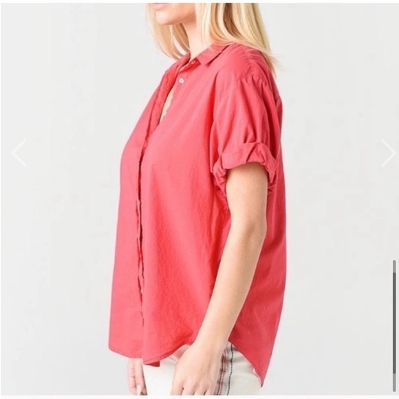 XIRENA Coral Short-Sleeve Poplin Shirt - Picture 9 of 10